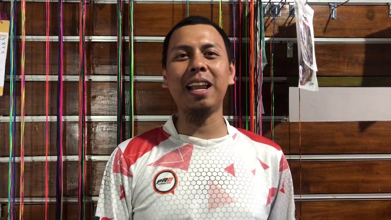 CARA MEMBUAT STRING RECURVE BOW 3 WARNA ALA PRO ARCHERY