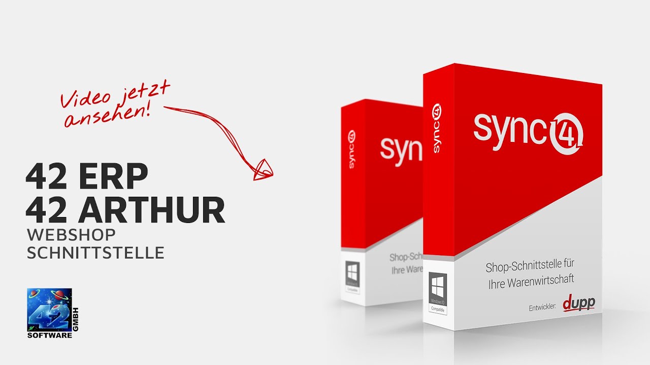 42 Shop Schnittstelle für 42 ERP oder Arthur