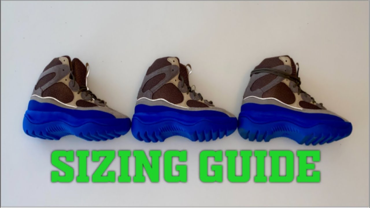 YEEZY DESERT BOOT SIZING GUIDE