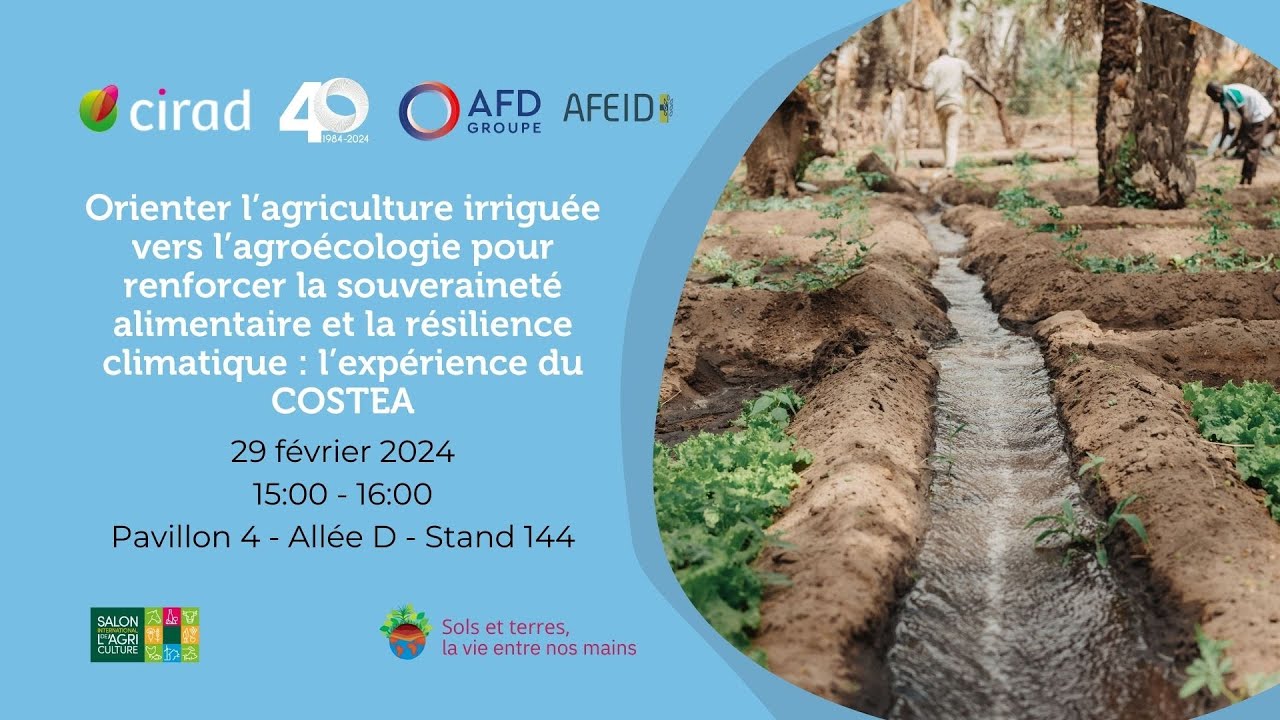 Agroécologie et irrigation : l’exemple du Costea