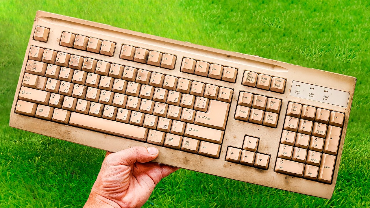 Full Restoration Extremely Yellow Keyboard