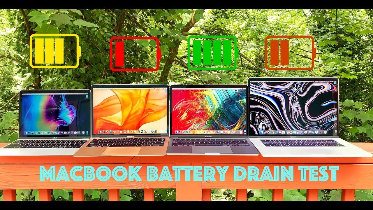 MacBook Battery Drain Test / 12-Inch MacBook vs MacBook Air vs 13