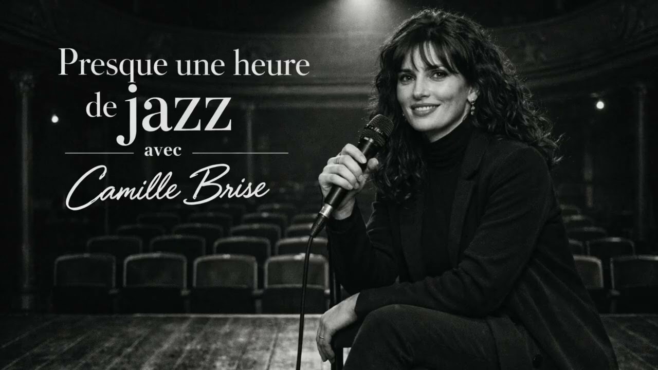 Presque 1 Heure de Jazz avec Camille Brise ☕ Jazz Français Relaxant | Ambiance Nuit & Café