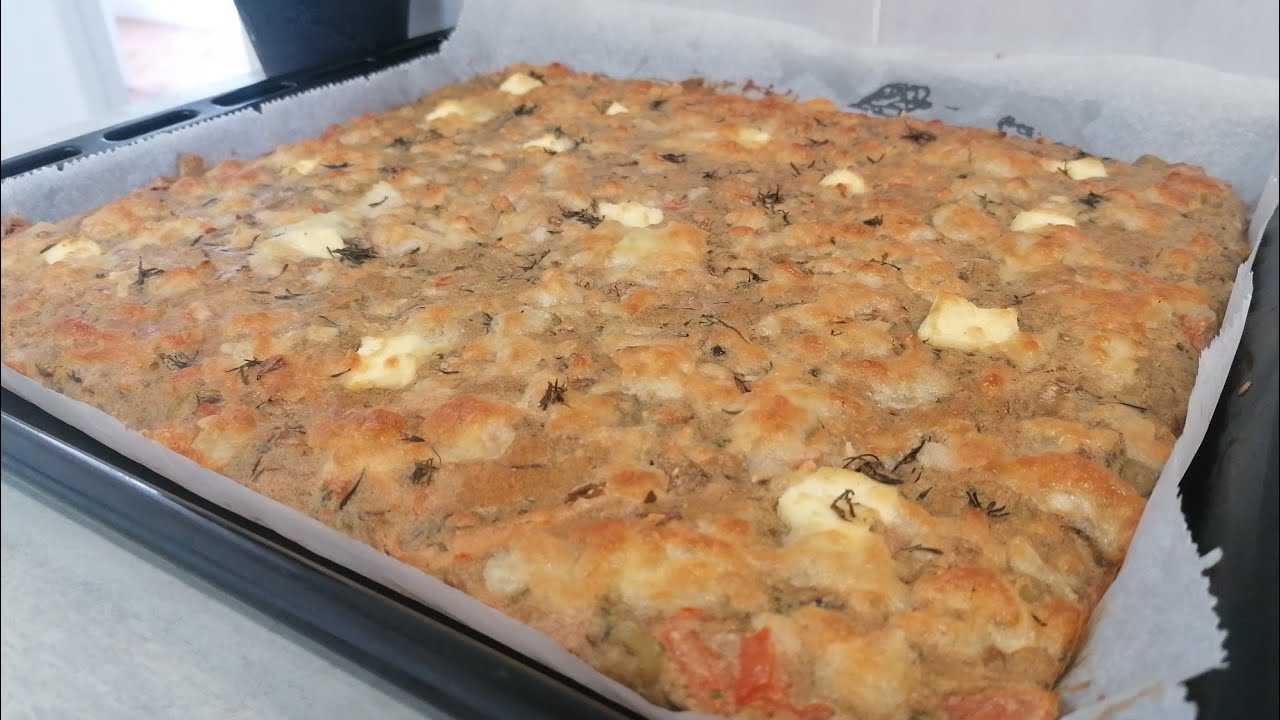 فطيرة بدقيق الشعير والجبن ياسلام على مداق سهلة وسريعة 👌🤗