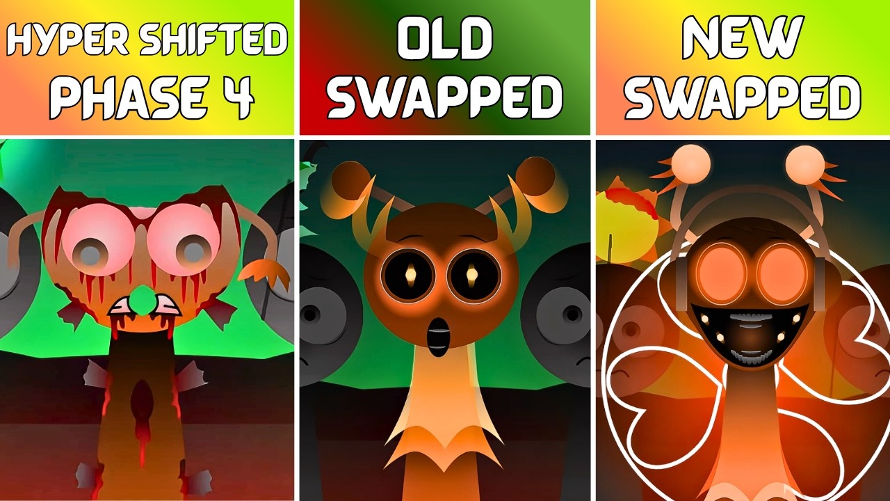 Sprunki Hyper Shifted Phase 4 &ndash; Original VS Old Swapped VS New Swapped: Which One Wins?