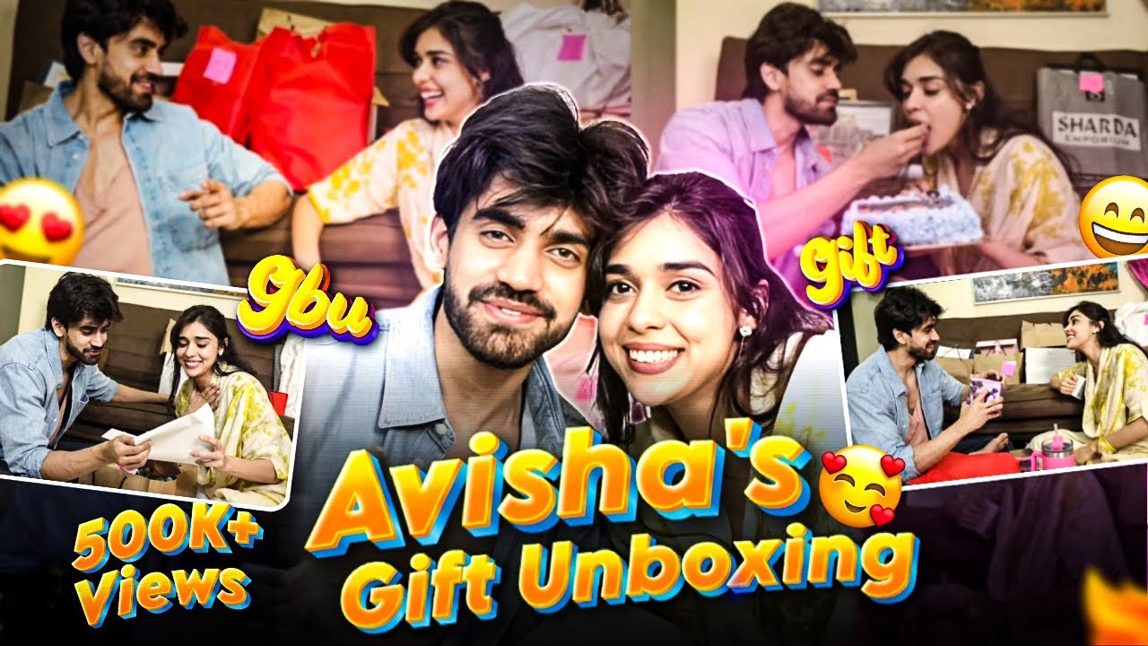 AVISHA UNBOXING FANS GIFT ❤️ | AVINASH MISHRA | EISHA SINGH