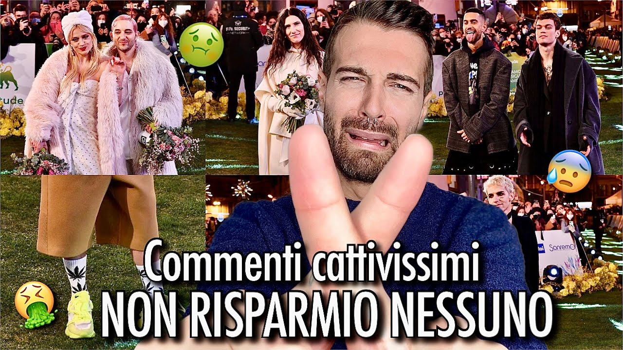 GIUDICHIAMO MALE, ANZI MALISSIMO TUTTI I LOOK DEI CANTANTI IN GARA A SANREMO 2022!