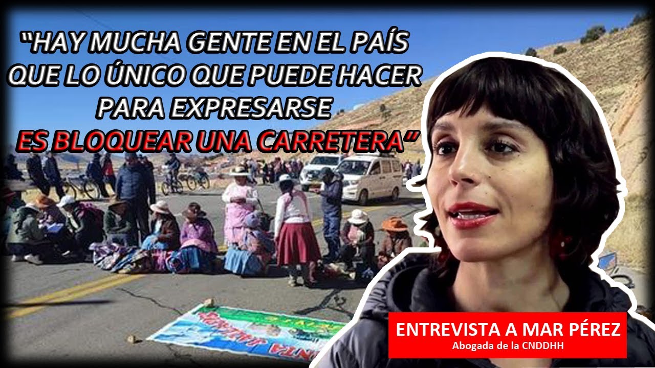 Mar Pérez: Buscan criminalizar la solidaridad con las marchas
