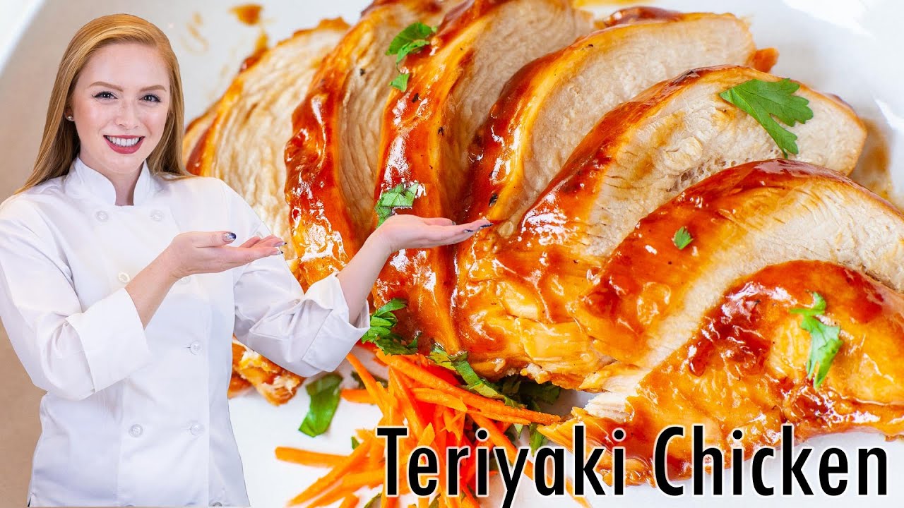 JUICY Teriyaki Chicken Recipe - with homemade teriyaki sauce!