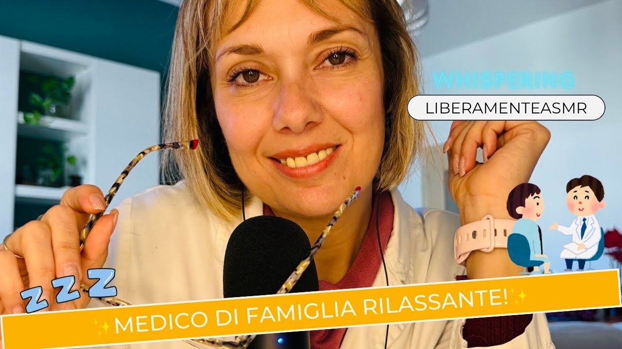 Asmr ita Whispering Roleplay ✨Visita medica rilassante!✨