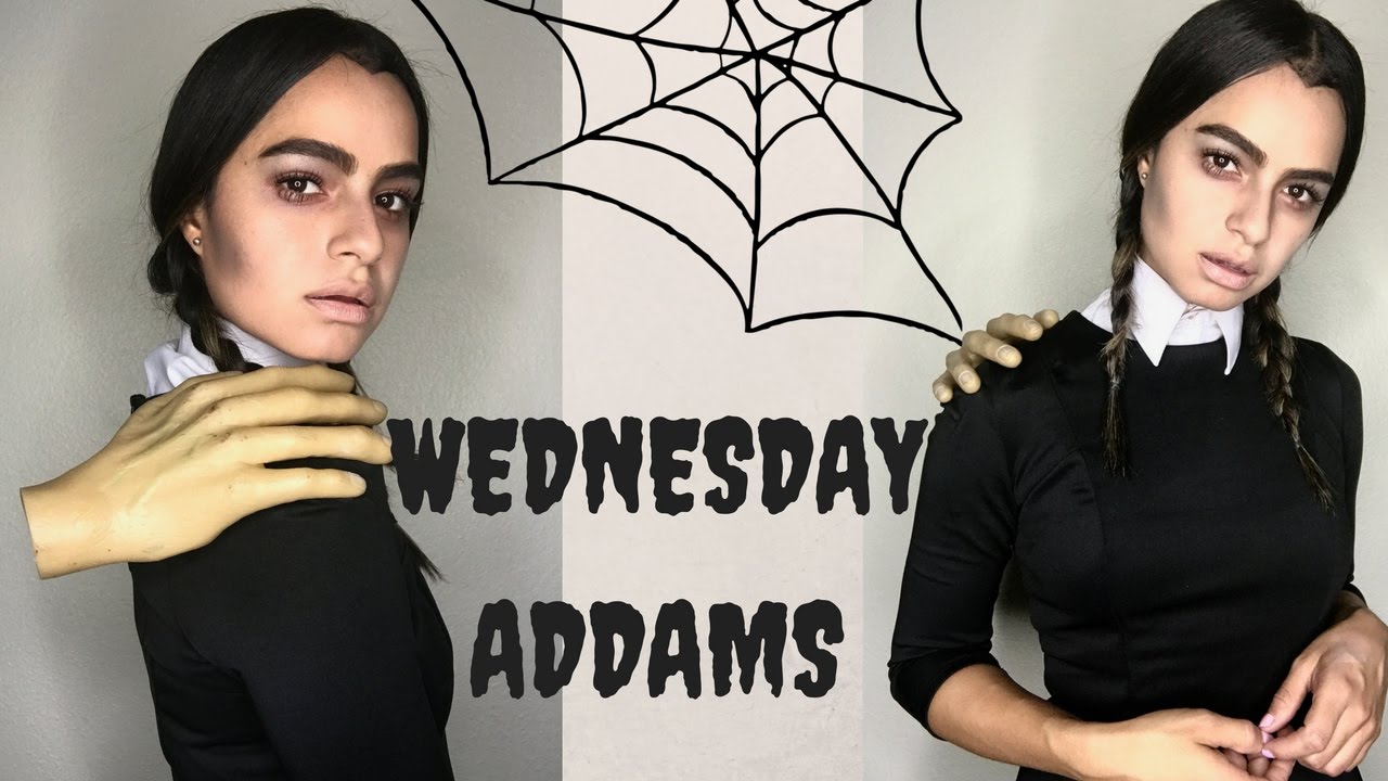 Last Minute Halloween Costume DIY | WEDNESDAY ADDAMS