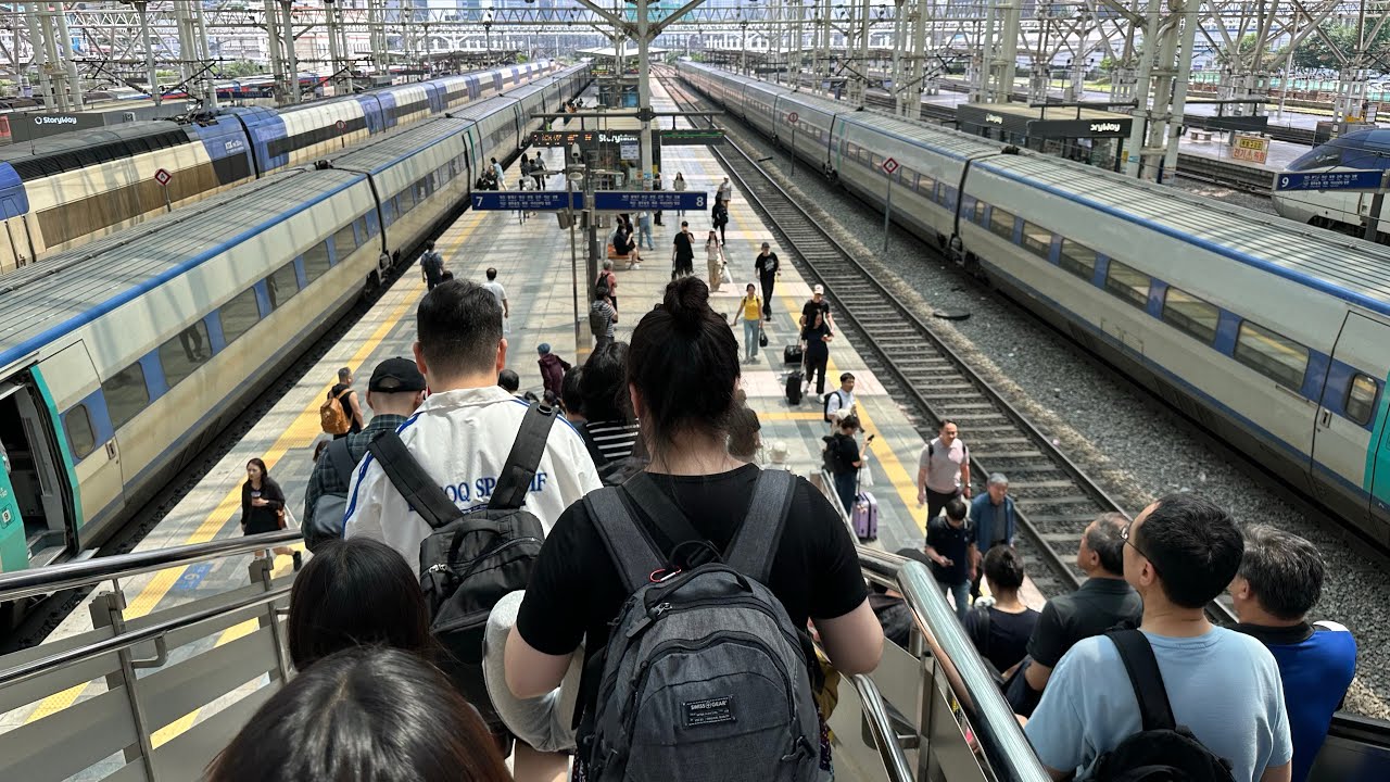 E427: Seoul Station to Busan, Korea by KTX Train (Day 8)