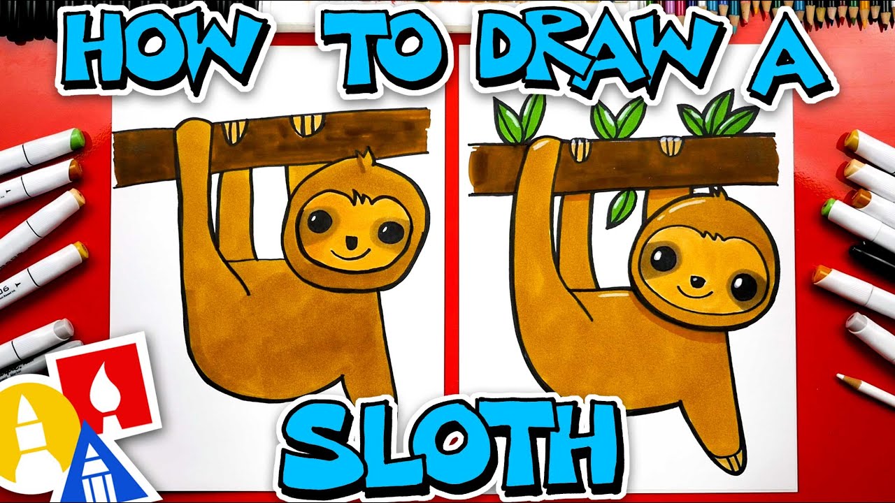 How To Draw A Sloth