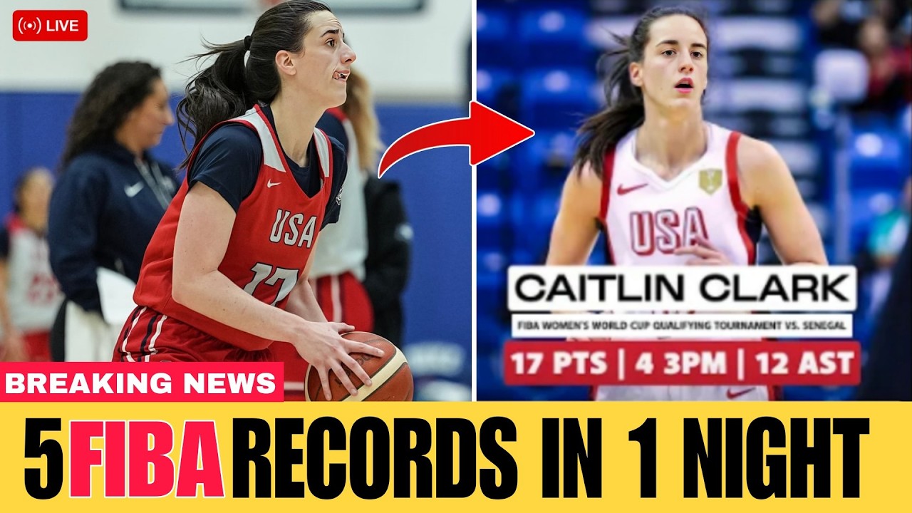 Caitlin Clark SHATTERS 5 FIBA World Records In Team USA DOMINANT Debut!