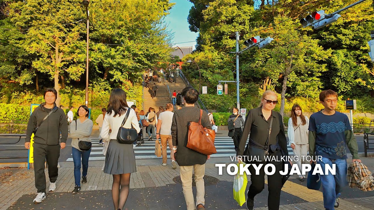 Tokyo Japan, Walking Tour Ueno, Ueno Park, Taito City, Travel, 4K