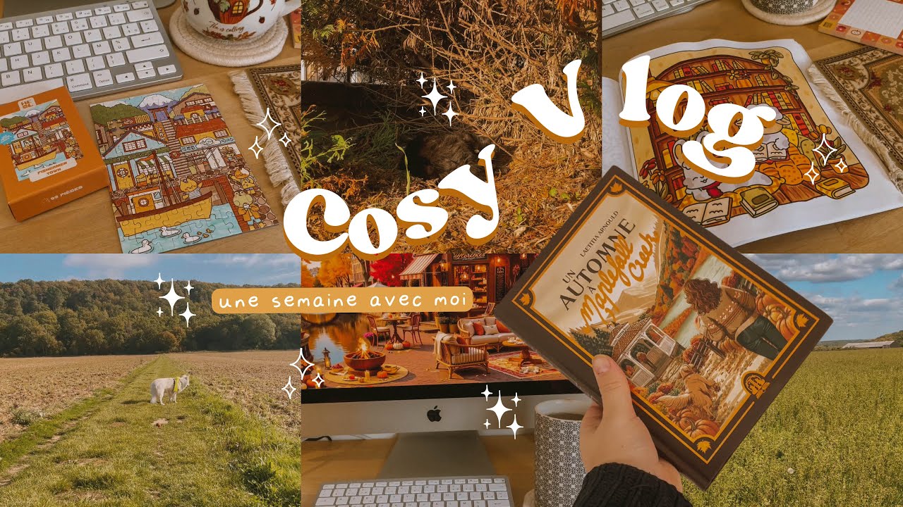 Cosy hobbies, lecture et préparation de commandes 🍁🍄 Cosy Vlog