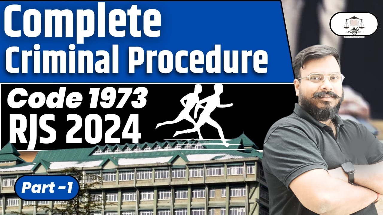 RJS Pattern - Complete CrPC 1973 | Full Criminal Procedure Code 1973 | In Sonu Sir Style