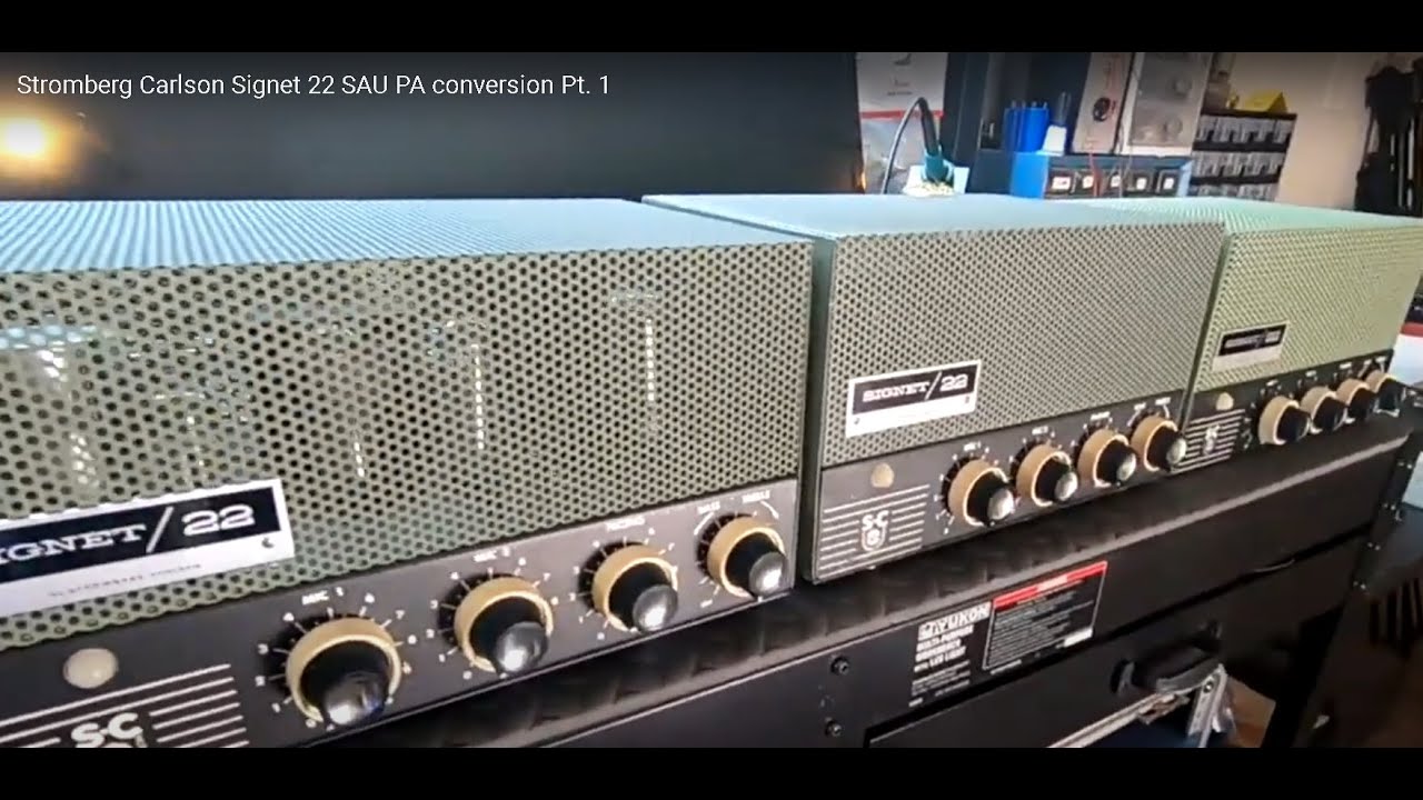 Stromberg Carlson Signet 22 SAU PA Conversion Pt. 1