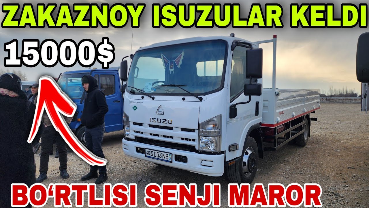 23 YANVAR QOQON MASHINA BOZORIDA BARTAVOY ISUZU SENJI ISUZU