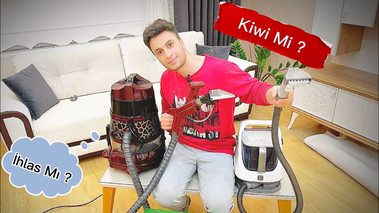 KİWİ KCC-4320 KOLTUK VE HALI YIKAMA MAKİNESİ İLE İHLAS TEMİZLİK ROBOTU KARŞILAŞTIRMASI