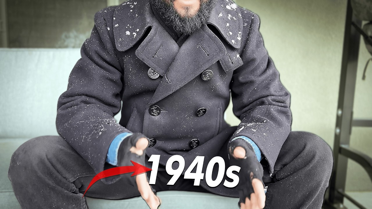 They made MILLIONS of these, but get one before it's TOO LATE (the 1940s WWII US Navy peacoat)
