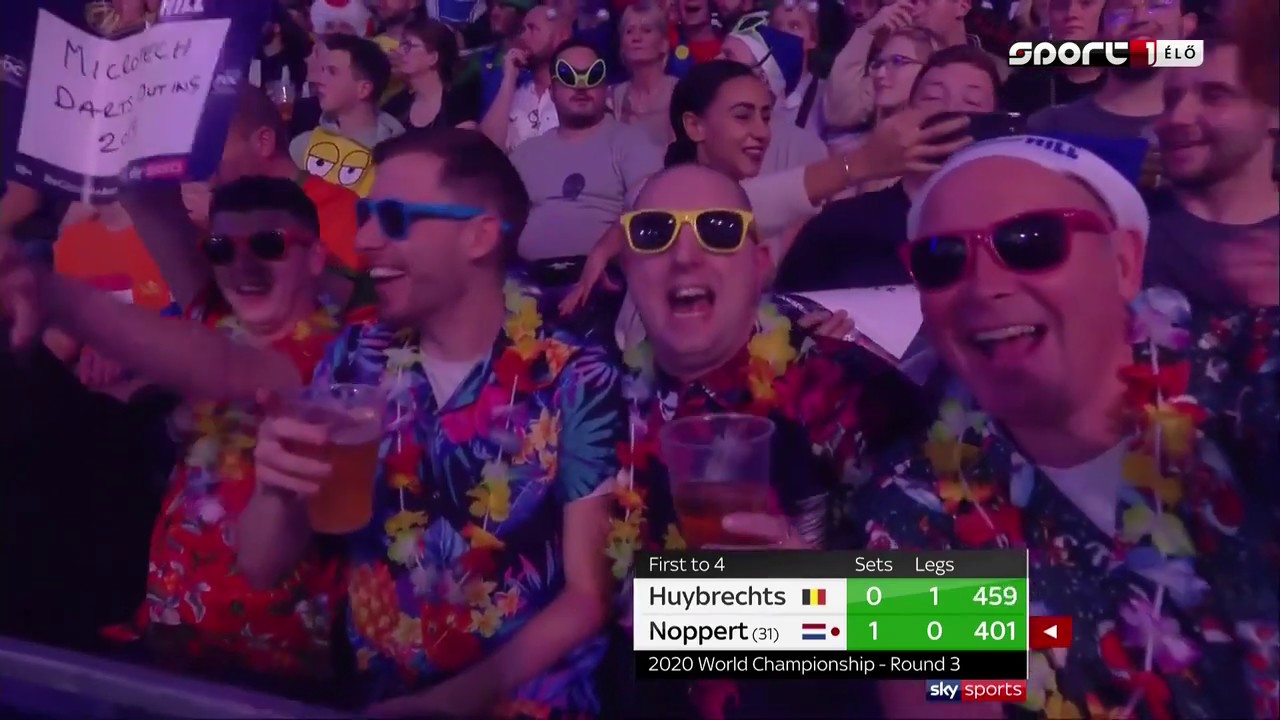 69) Kim Huybrechts vs Danny Noppert 2020 PDC World Darts Championship 2019.12.22 Round 3
