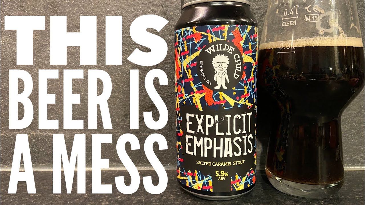 Wilde Child Explicit Emphasis Salted Caramel Stout By Wilde Child Brewing Company | British Beer