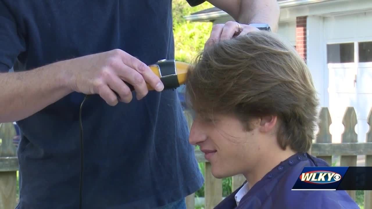 Cut it for COVID: teen's haircut raises money for health care workers