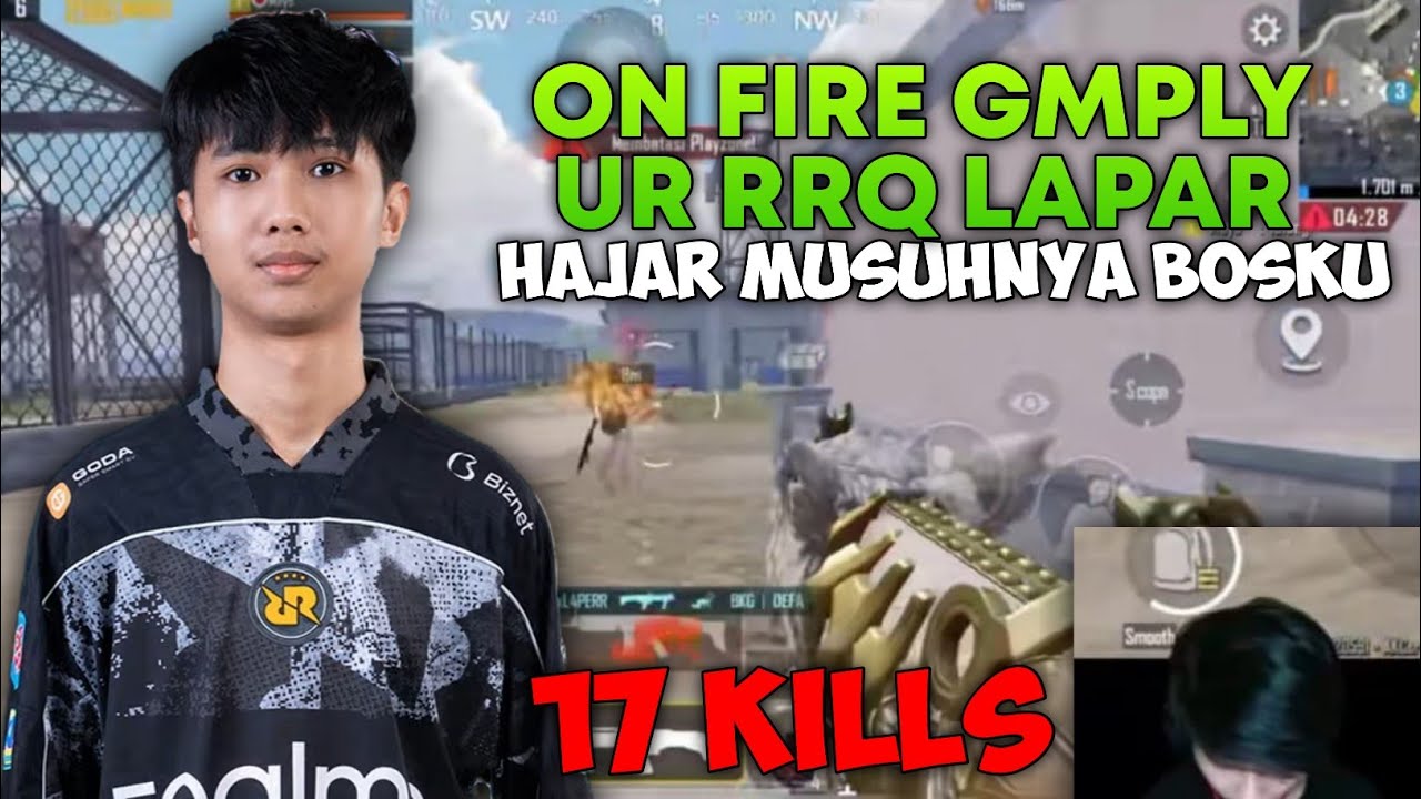 GAMEPLAY UR RRQ LAPAR ON FIRE 16 KILLS | PUBG MOBILE