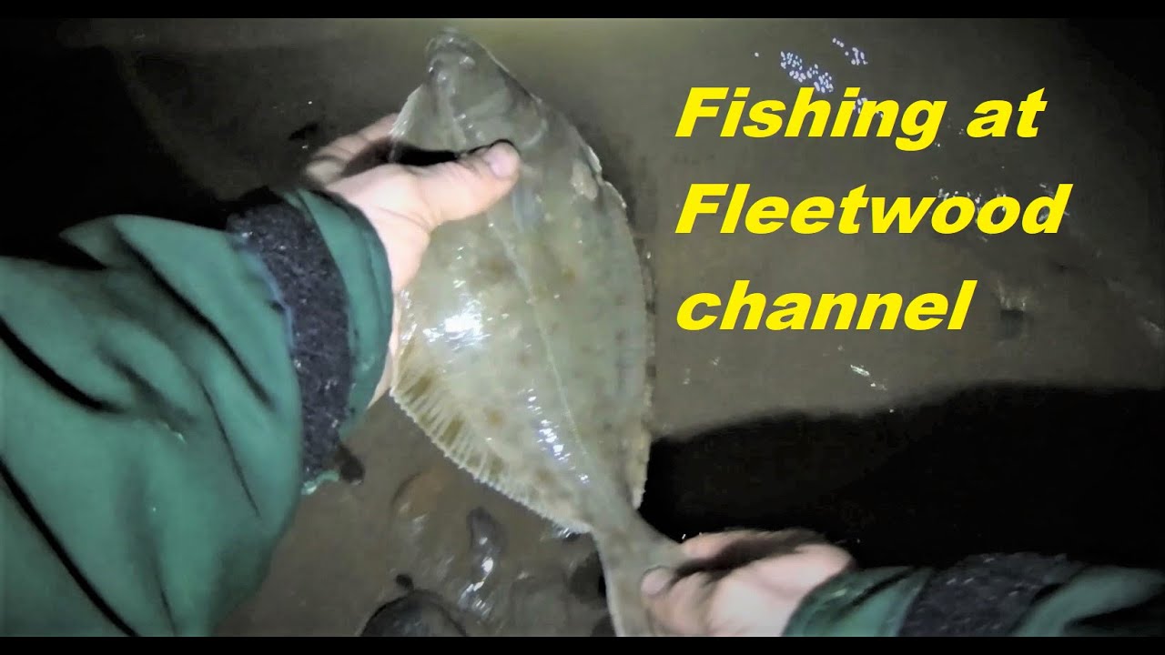 Fishing Fleetwood channel the mouth of the river wyre