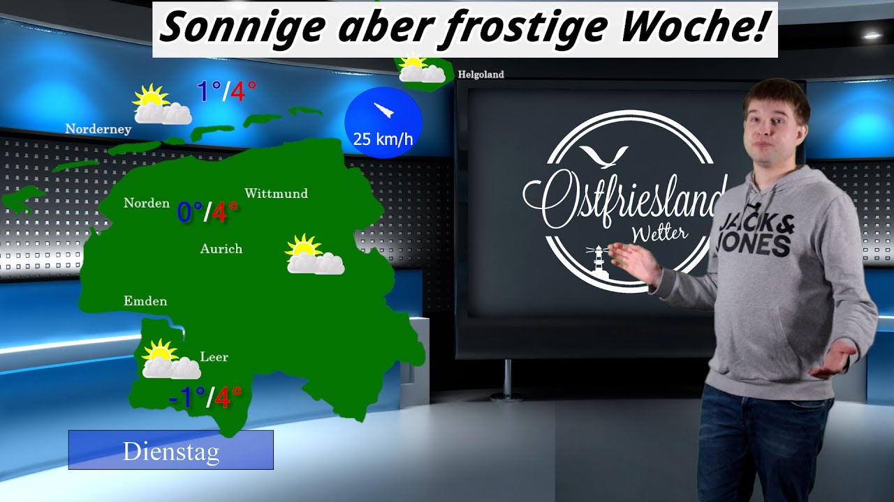 SONNIGE WINTERWOCHE erwartet uns! Vorerst OHNE SCHNEE | Wetterbericht für Ostfriesland & die Küste
