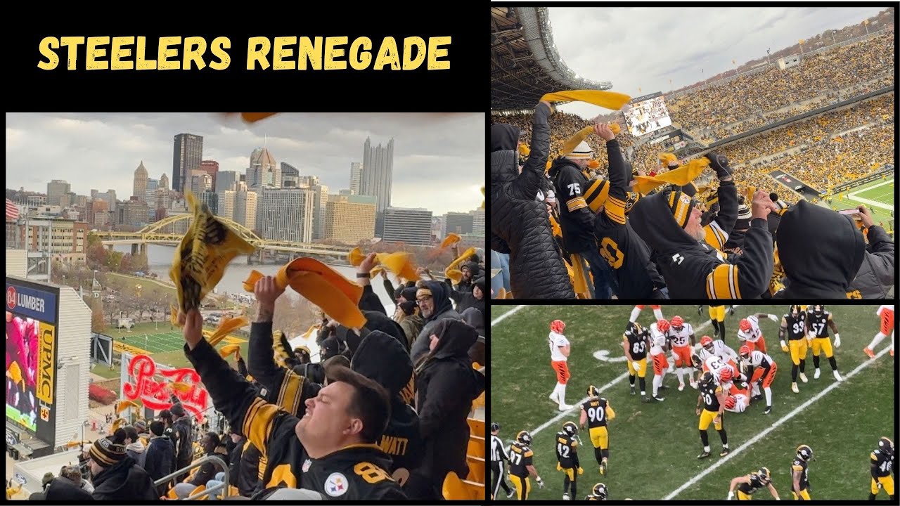 Renegade Steelers vs Bengals 11/16/25 Pittsburgh 🖤💛