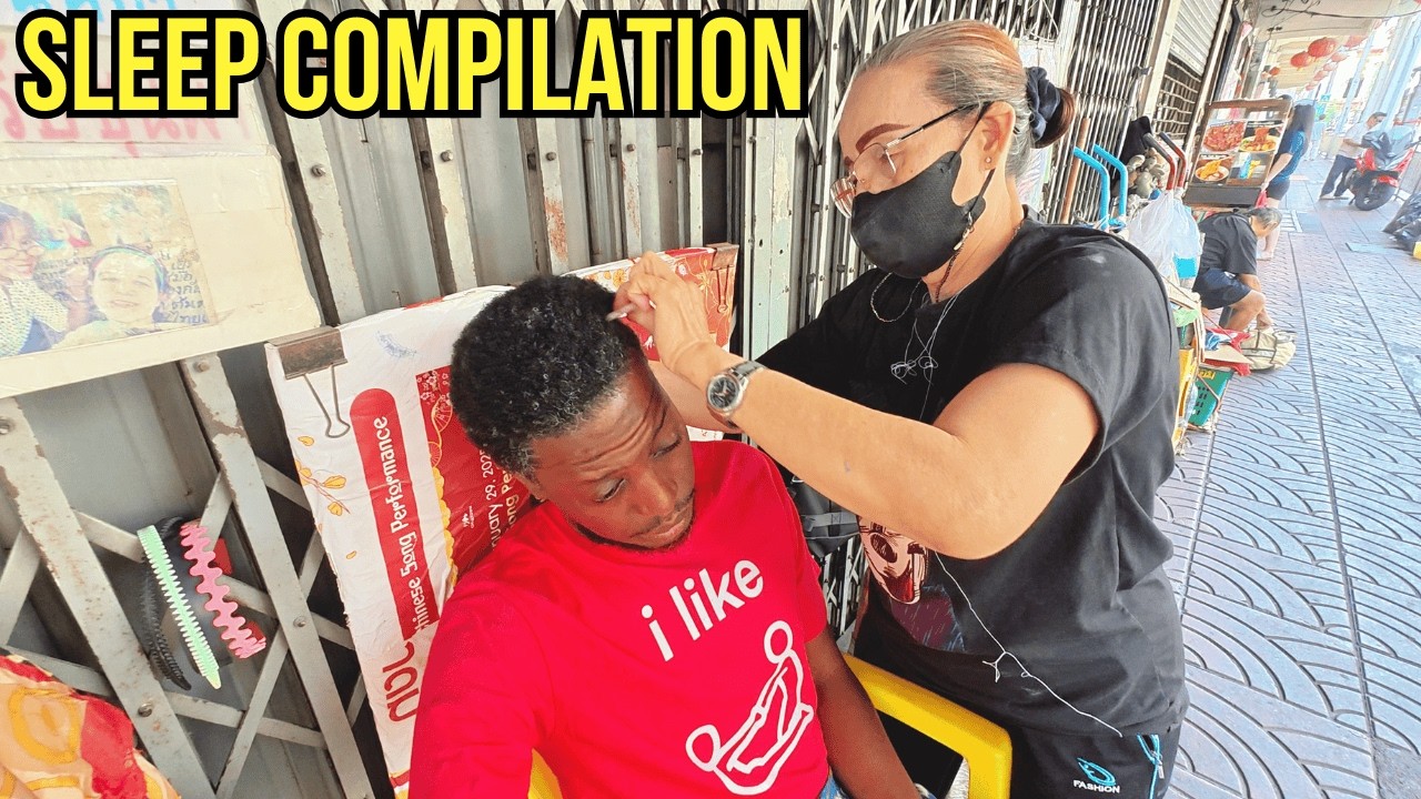 ASMR: She Is a Master of Gua Sha & Full Face Service – Sleep Compilation – Bangkok 🇹🇭