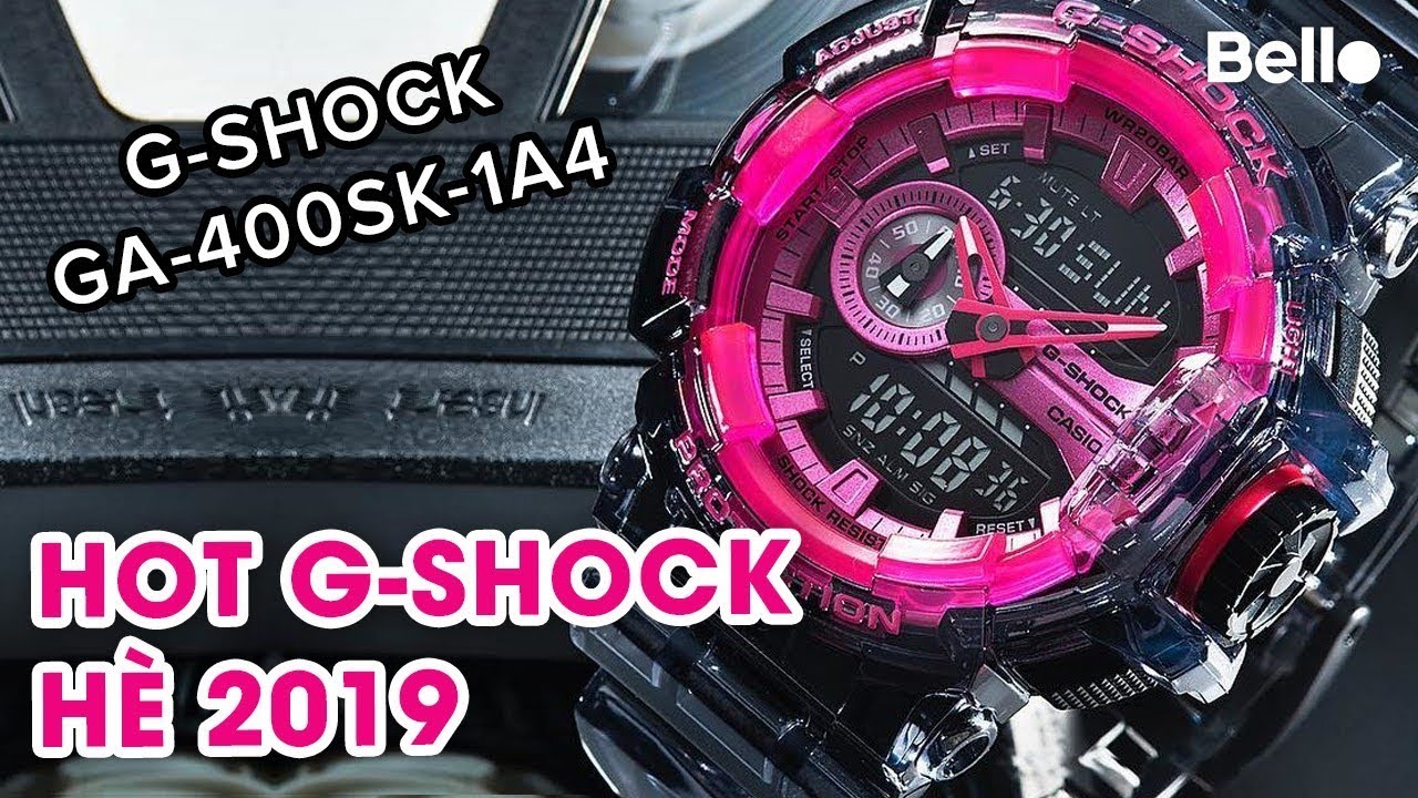 Siêu phẩm GA-400SK-1A4 - G-Shock Skeleton Đen Cực Chất