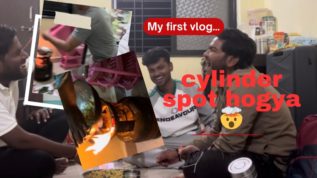 Khichdi banate samay cylinder spot hogya 🤯 |#vlog 