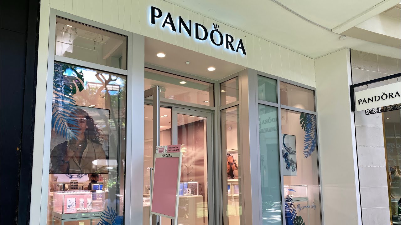 Прогулка Обзор Магазина PANDORA Гавайи Гонолулу Вайкики