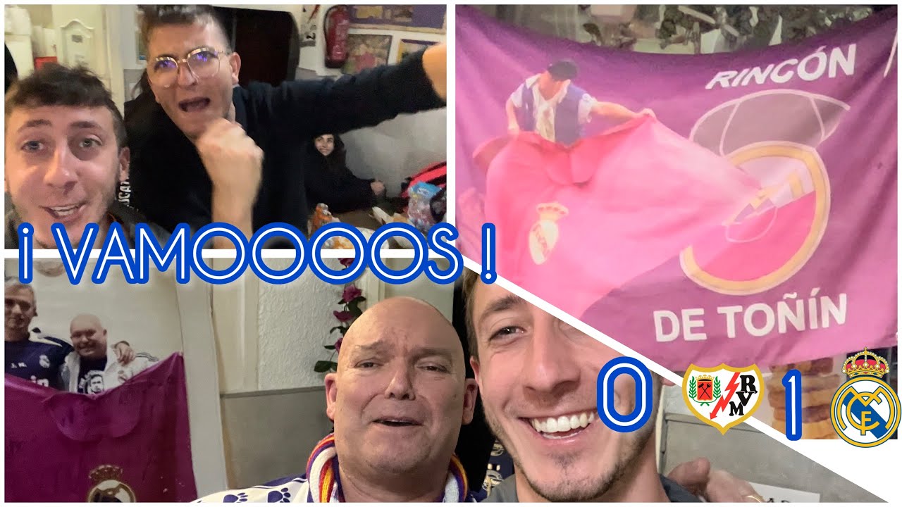 REACCIONANDO AL RAYO 0-1 REAL MADRID | ¡ EN EL BAR DE TOÑIN !
