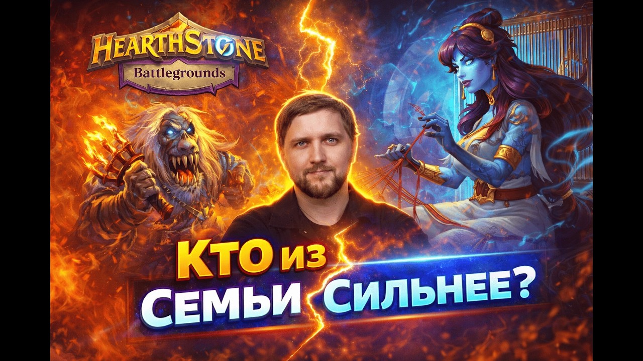 Кто из Семьи Сильнее ? #патч #just_svyat #heartstone #хартстоун
