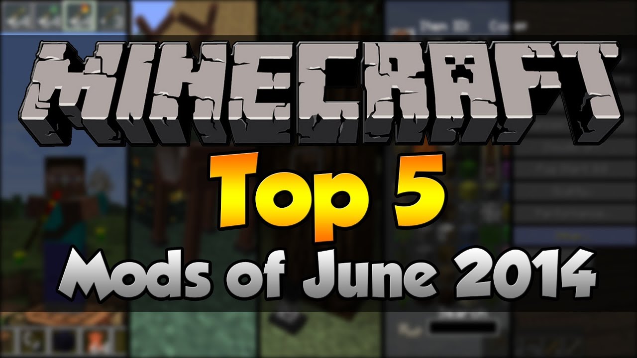 Minecraft TOP 5 MODS 1.7.4 [Minecraft Top 5 June 2014] [HD]