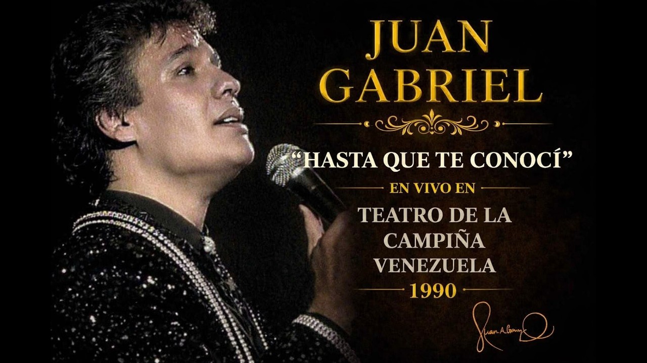 Juan Gabriel - Hasta Que Te Conocí | (En Vivo [Teatro de La Campiña, Caracas, Venezuela - 1990)]