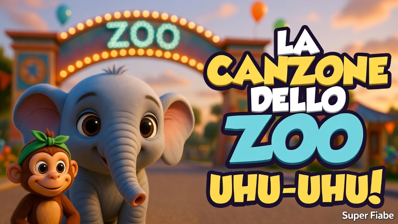 La Canzone dello Zoo che i bimbi cantano subito (UHU-UHU!) 🎶🎶🎶