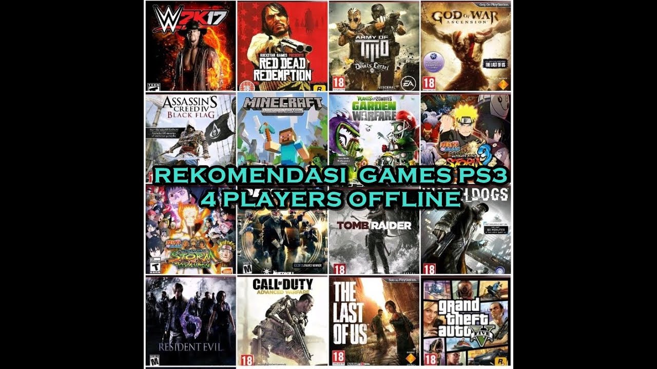 Rekomendasi Game PS3 4 Players Offline