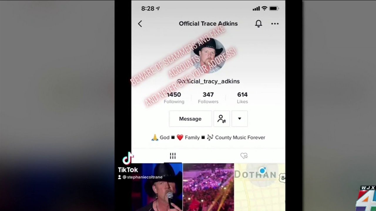 TikTok scammers posing as celebs