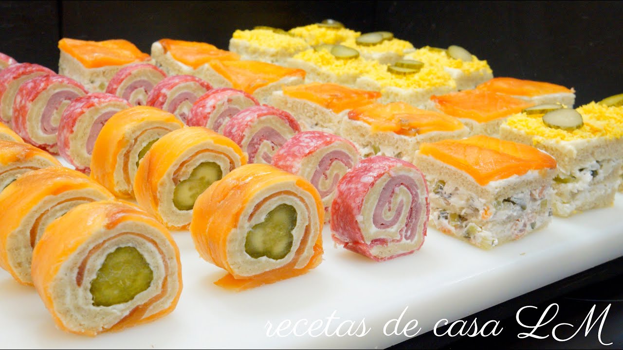CANAPÉS FRÍOS FÁCILES Y RÁPIDOS PARA NAVIDAD / LOS PUEDES PREPARAR CON ANTELACIÓN