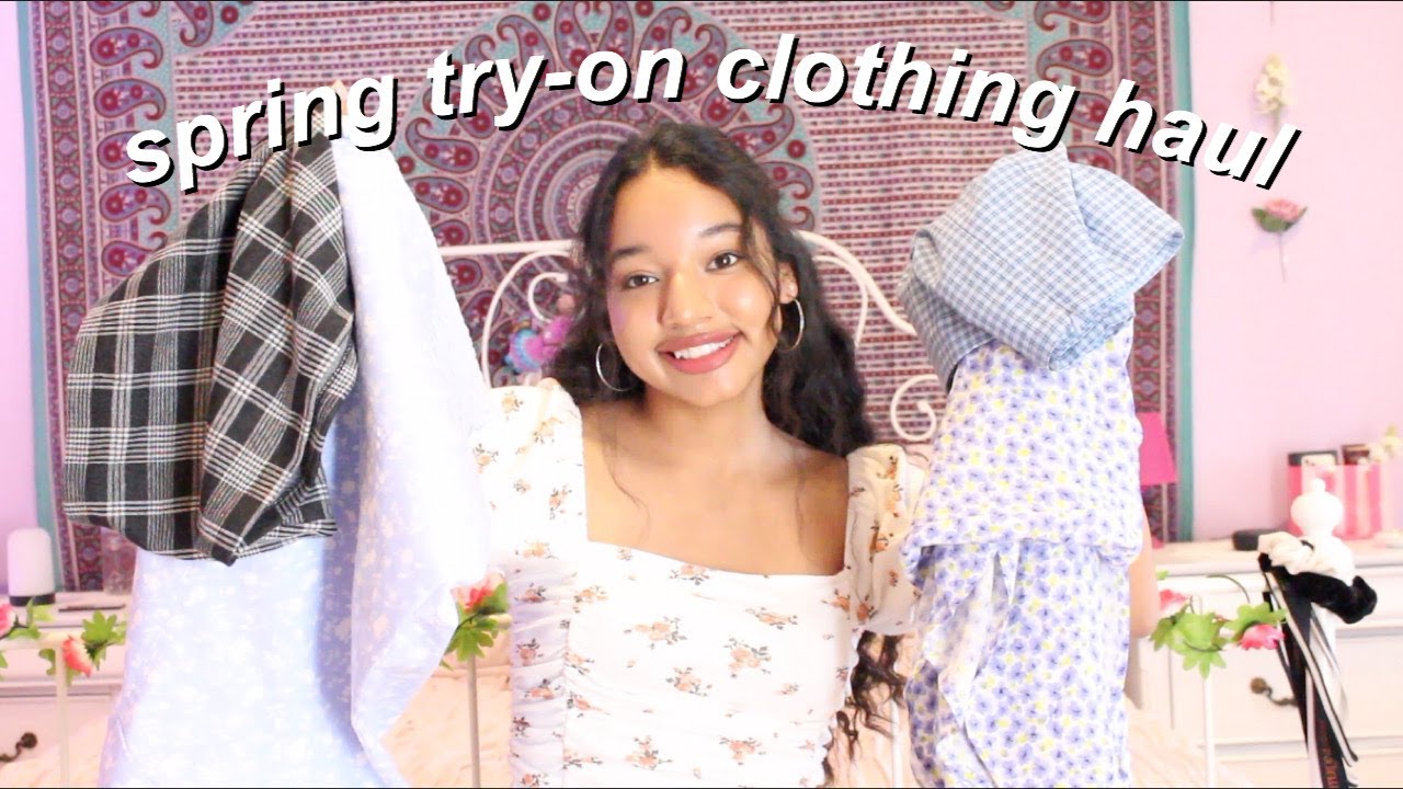 SPRING TRY-ON CLOTHING HAUL!!