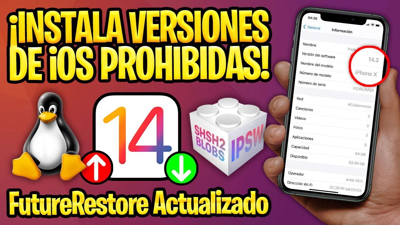 FutureRestore LINUX ✅ UPGRADE / DOWNGRADE UNSIGNED iOS VERSIONS (TUTORIAL)