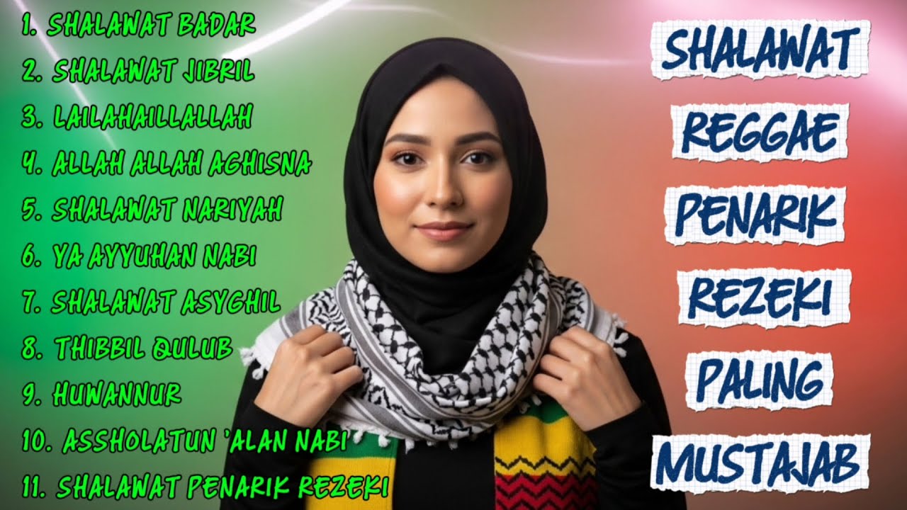 SHOLAWAT REGGAE FULL ALBUM PALING TENANG – IKHTIAR REZEKI DAN KEBAHAGIAAN 🌈