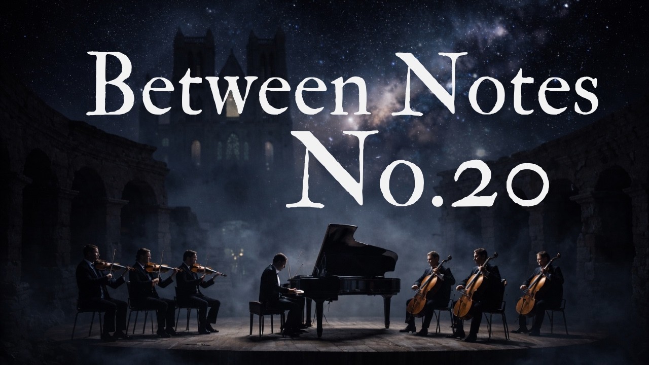 Between Notes No.20 — Distant Salon | Very Slow Piano & Strings
