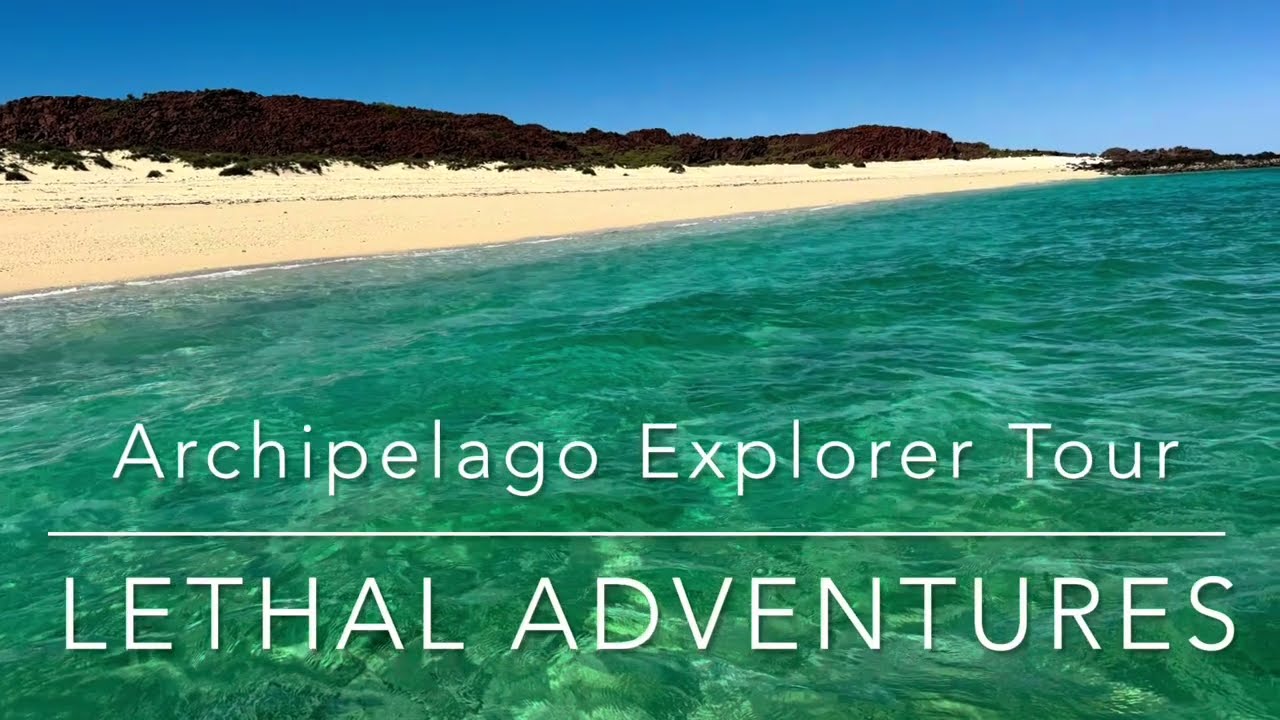 Exploring the Dampier Archipelago Islands on a jet ski