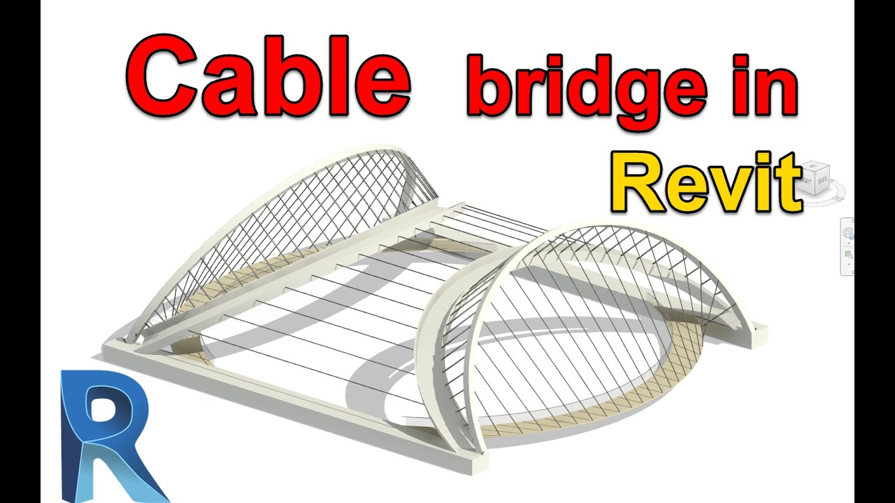Revit tutorial (Day 42) Cable bridge in Revit